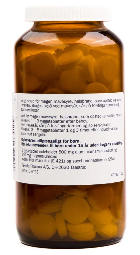 Alminox Dak Tyggetabletter | 200 Tabl.