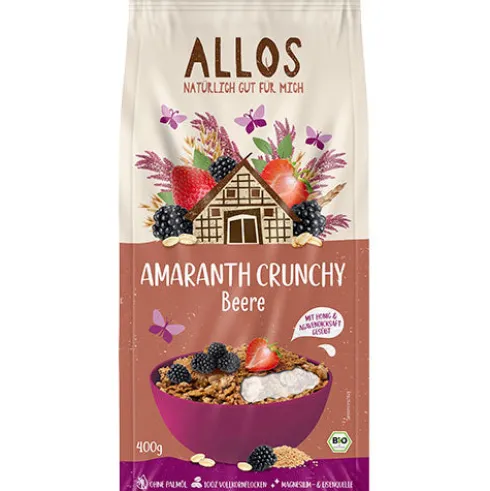 Amaranth Crunchy Mysli m. Bær Økologisk