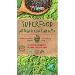 Ansigtmaske Superfood Matcha & Chia 7th Heaven