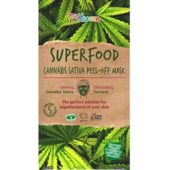 Ansigtsmaske Superfood Canabis Sativa 7th Heaven