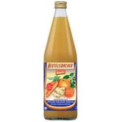 Appelsin-gulerod-ingefærsaft Økologisk Demeter
