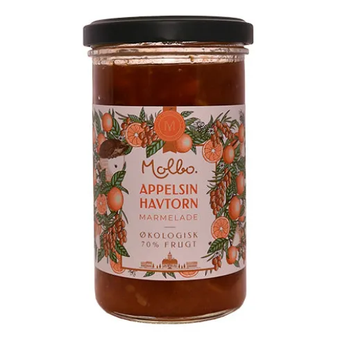 Appelsin & Havtorn Marmelade Molbo Økologisk