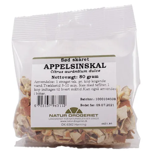 Appelsinskal Skåret