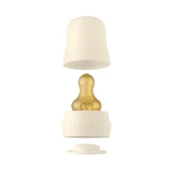Baby Glass Bottle Complete Set Latex 225ml Ivory