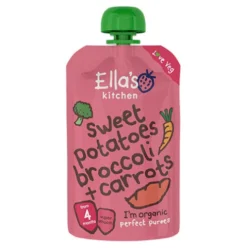 Babymos søde kartofler, broccoli & gulerod 4 mdr. Økologisk
