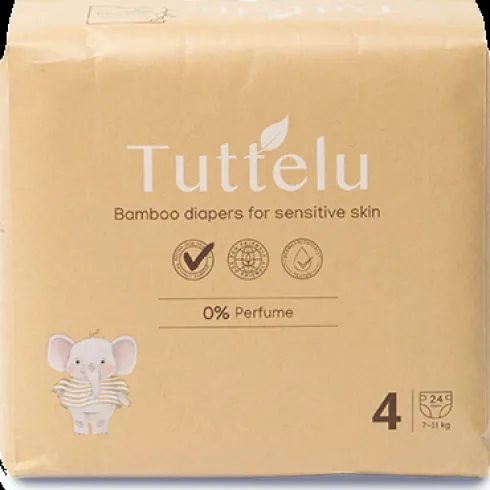 Bambus bleer til sensitiv hud | Tuttelu 4, 7-11 kg