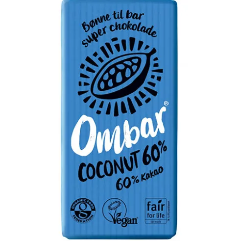 Bar Økologisk 35 g | 60% Kakao m. Kokoscreme