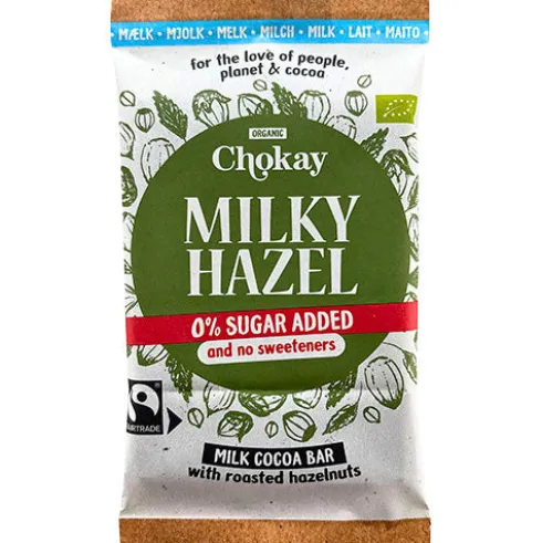 Bar Milky Hazel 39% Økologisk