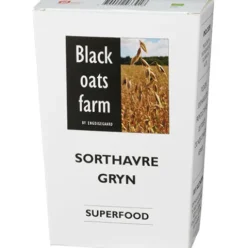 Blackoatsfarm Grovvalsede Sorte Havregryn Økologiske Glutenfri