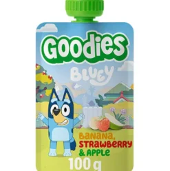 Bluey Smoothie | Banan, Jordbær & Æble