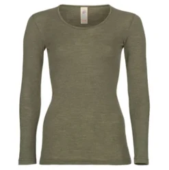 Bluse Merinould & Silke Olive | Str. 34/36