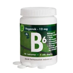 B6 12mg Vegansk