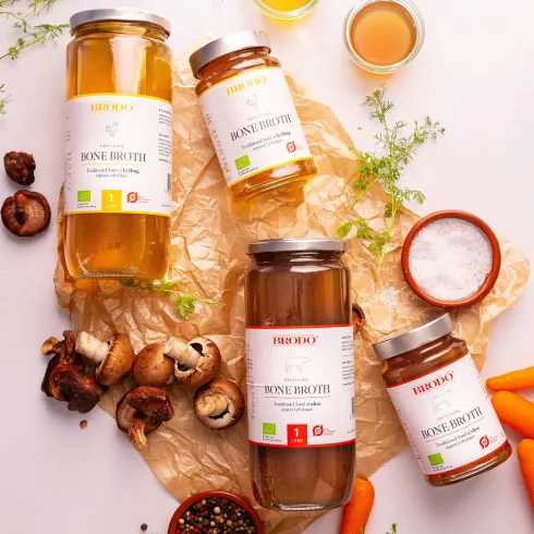 Bone Broth Kylling Økologisk | 1 l