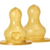 Bottle Nipple Latex Slow Flow 2-pak