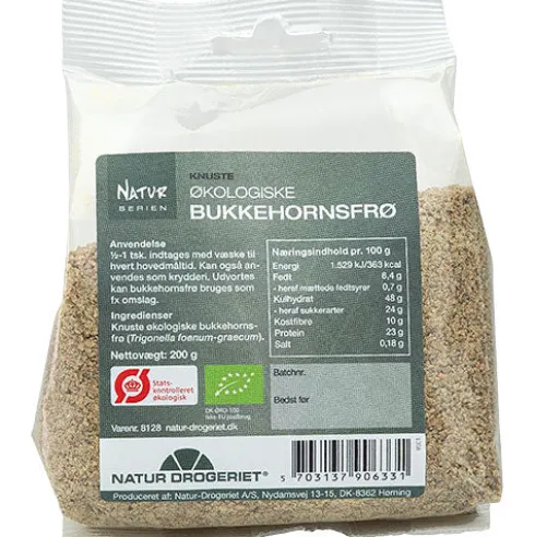 Bukkehornsfrø Knust Økologisk