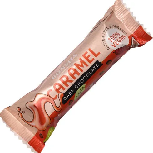 Caramelbar M. Mørk Chokolade Økologisk