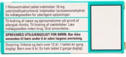 Cetirizin Mod Allergi | 20 Tabl.