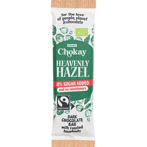 Chokoladebar Økologisk 30 g | Mørk Heavenly Hazel