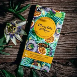 Chokolade med fyld af passionsfrugt Økologisk