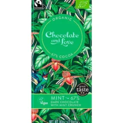 Chokolade Mint 67% Økologisk