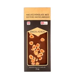 Chokolade Mælk M. Ristede Hasselnødder Økologisk