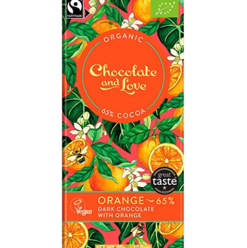 Chokolade Orange 65% Økologisk