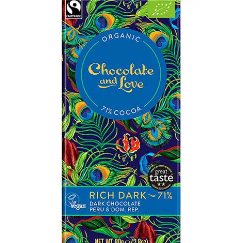 Chokolade Rich dark 71% Økologisk