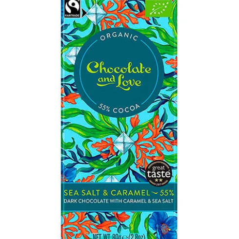 Chokolade Sea Salt & Caramel 55% Økologisk
