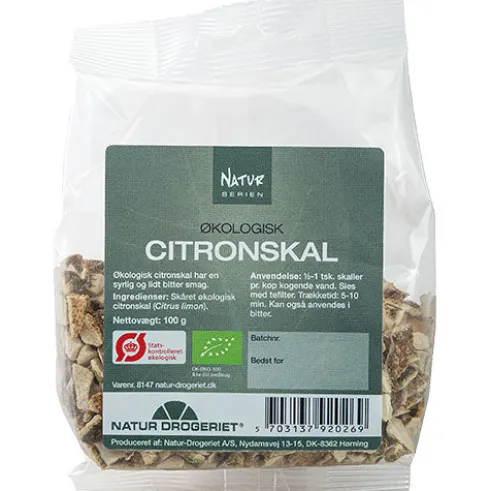 Citronskal Tørret Økologisk