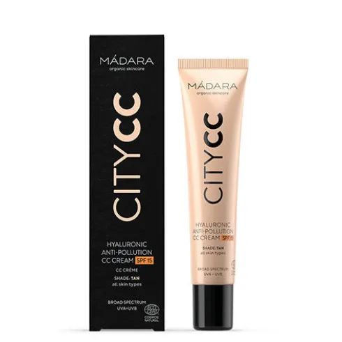 City Cc Hyaluronic Anti-pollution Cc Cream Spf 15 Tan