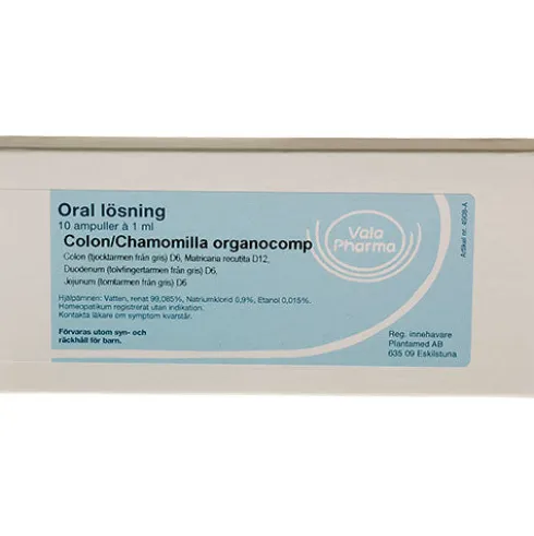 Colon/Chamomilla Organocomp | 10 AMP