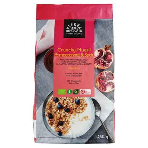 Crunchy Mysli Granatæble & Spelt Økologisk