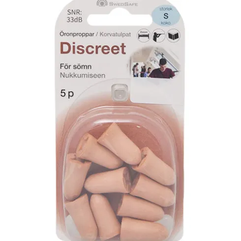 Discreet Ørepropper | Str. S