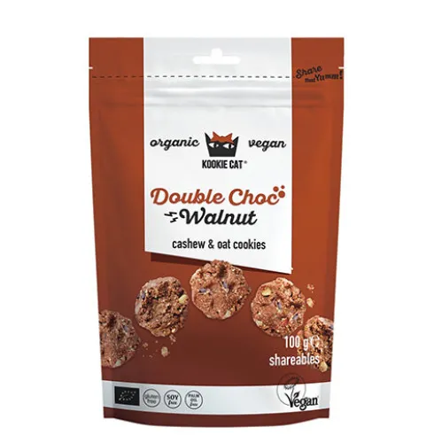 Dobbelt Chokolade Valnød Økologisk