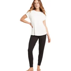 Downtime Lounge Top Hvid | Str. S