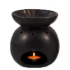 Duftlampe Keramik Sort