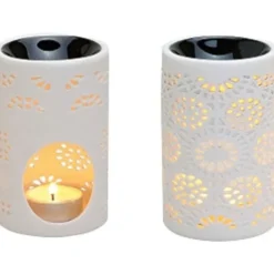 Duftlampe Kniplingemønster