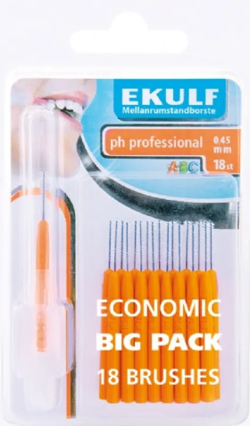 Ekulf PH Professional Mellemrumsbørste | 0,45 mm