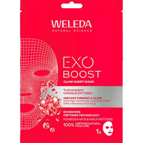 Exo Boost Glow Sheet Mask Pomegranate