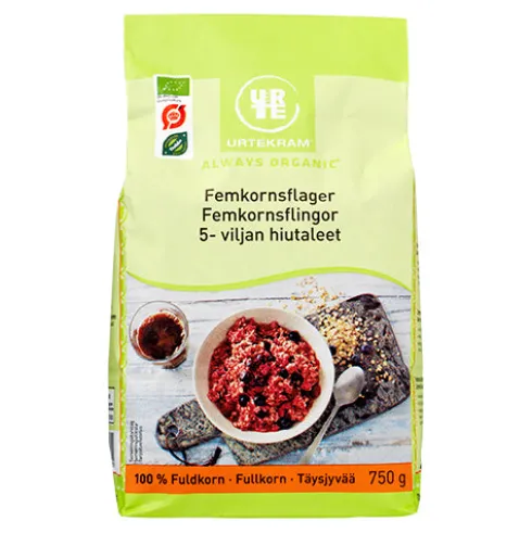 Femkornsflager Økologisk