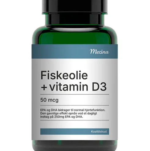 Fiskeolie med vitamin D3 - 50 mcg