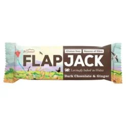 Flapjack Glutenfri | Mørk Chokolade Og Ingefær