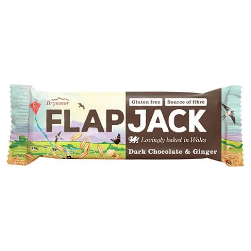 Flapjack Glutenfri | Mørk Chokolade Og Ingefær