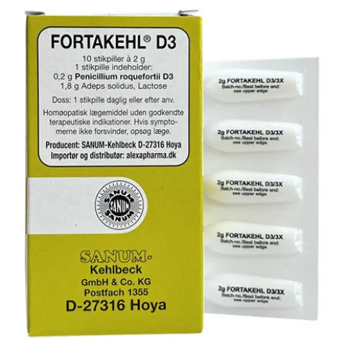 Fortakehl Stikpiller D3