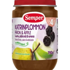 Frugtpure Med Sveske, Pære & Æble 4 Mdr.