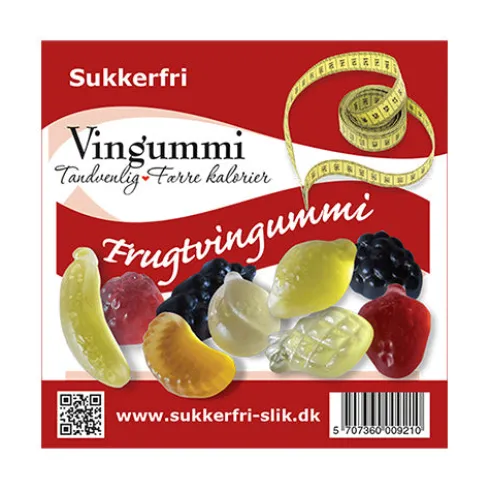Frugtvingummi Sukkerfri