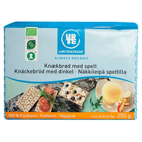 Fuldkornsknækbrød M. Spelt Økologisk
