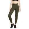 Full-length High-waist Tights Dark Olive | Str. Xs