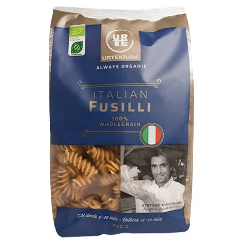 Fusilli Fuldkorn (Skruer) Økologisk