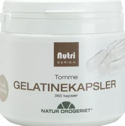 Gelatine Kapsler Tomme